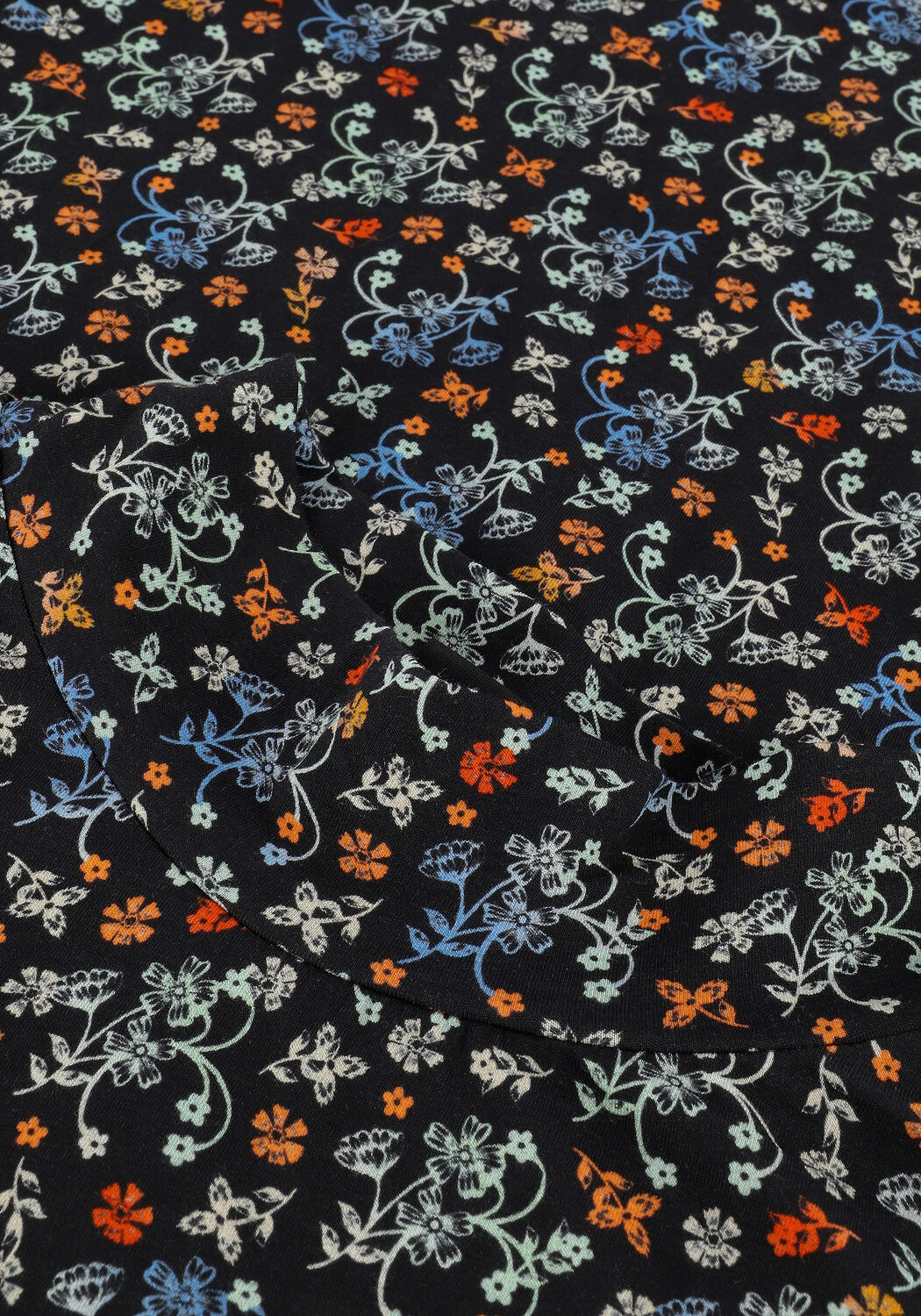 Bruine SCOTCH & SODA Top PRINTED LONG SLEEVED MOCK NECK - large