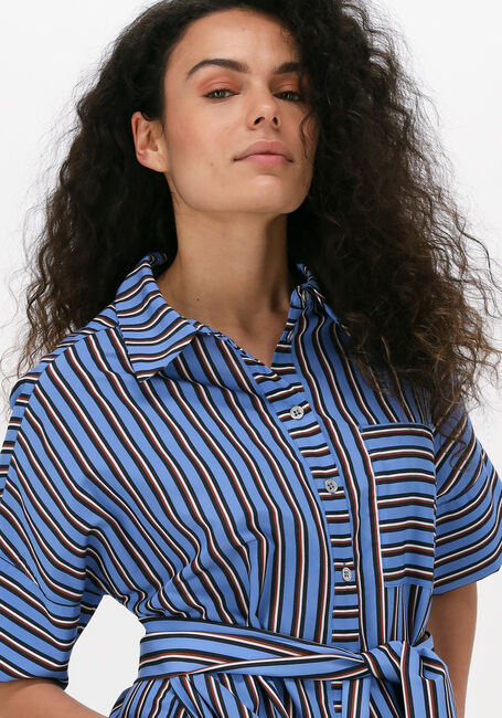 Blauwe SUNCOO Midi jurk CALVI - large