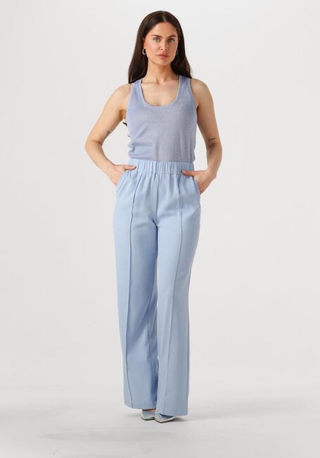 Lichtblauwe ANOTHER LABEL Pantalon ESTELLE PANTS - large