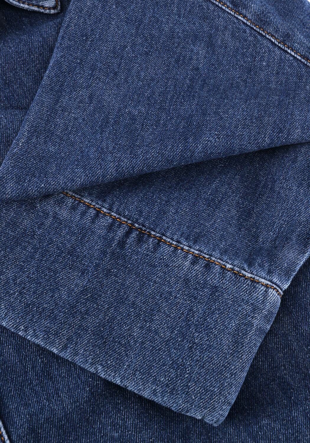 Blauwe SUMMUM Blouses BLOUSE DENIM KIMONO LIGHT COTTON TWILL - large