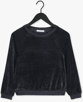Donkerblauwe BY-BAR Sweater FENNE VELVET SWEATER