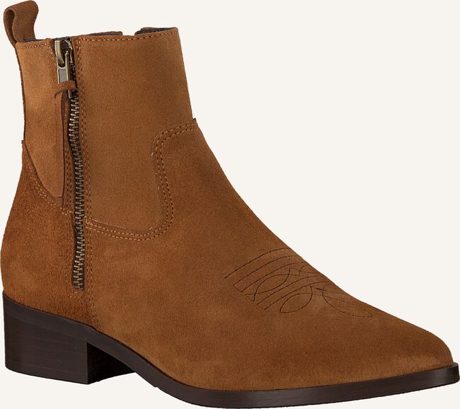 Cognac DEABUSED Enkellaarsjes 7433 Cognac DEABUSED Enkellaarsjes 7433 - large