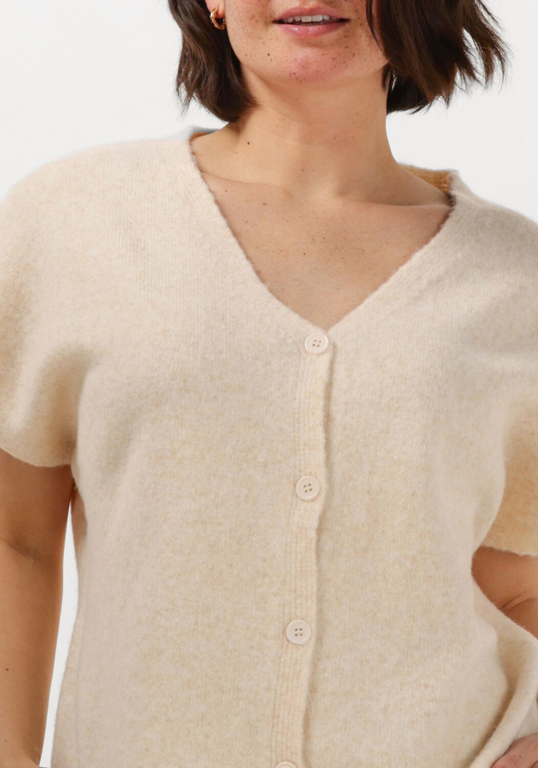 YDENCE Dames Truien & Vesten Cardigan Amelie Ecru