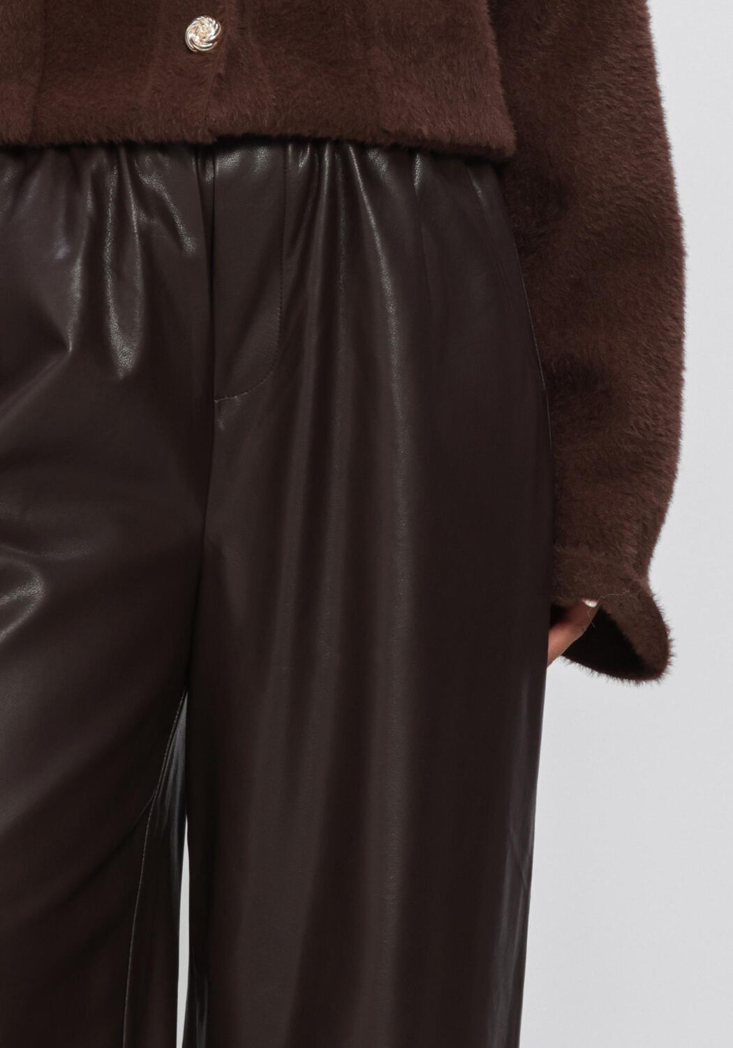Bruine AMAYA AMSTERDAM Wijde broek POISE PANTS - large