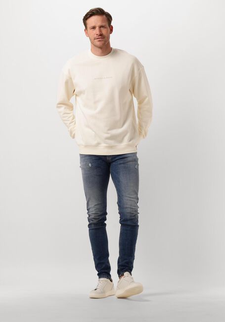 Gebroken wit SCOTCH & SODA Sweater LOGO FRONT CHEST SWEATSHIRT - large