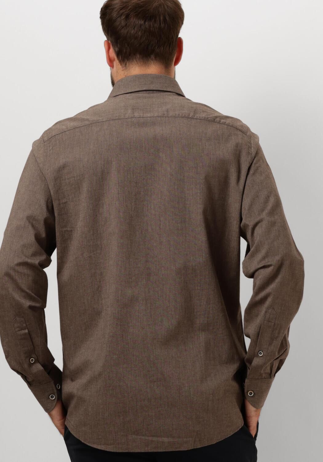 taupe profuomo blouse shirt cutaway sc sf