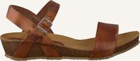 Cognac RED-RAG Platte sandalen 79198 - medium