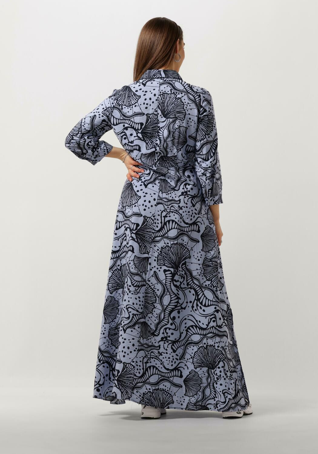 OBJECT Dames Jurken Objjessa Alli 3 4 Shirt Dress Lichtblauw
