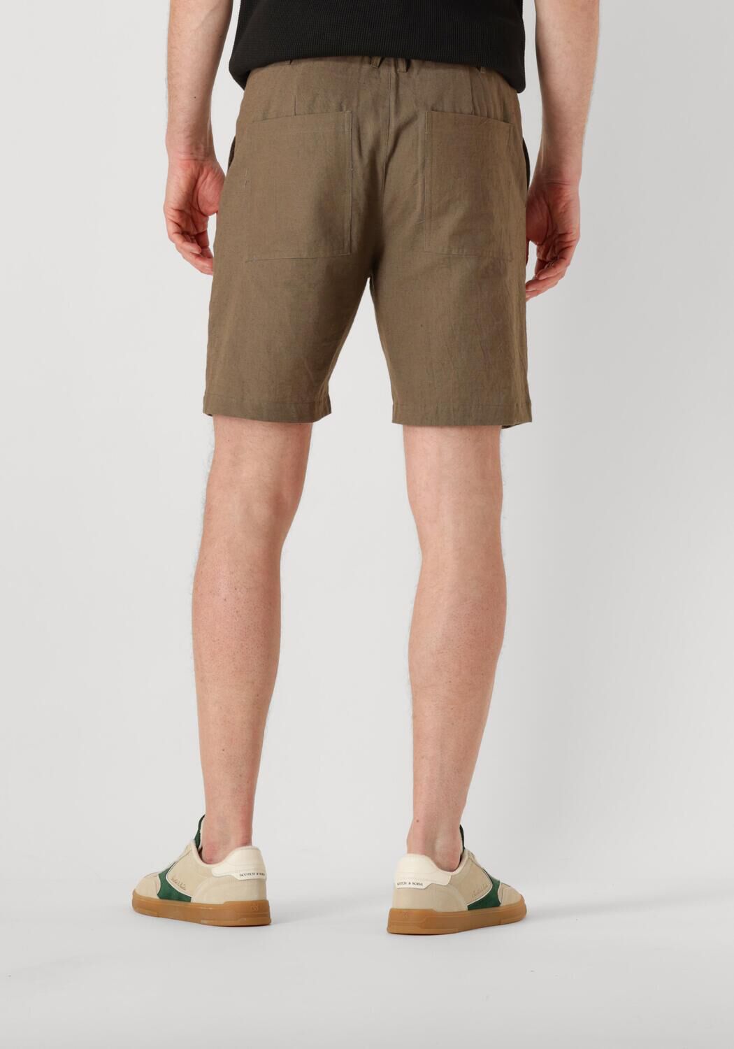 ANERKJENDT Heren Broeken Aklt James Cot linen Ela Shorts Bruin