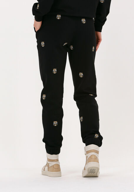 Zwarte ALIX THE LABEL Joggingbroek LADIES KNITTED TIGER SWEATPANTS - large