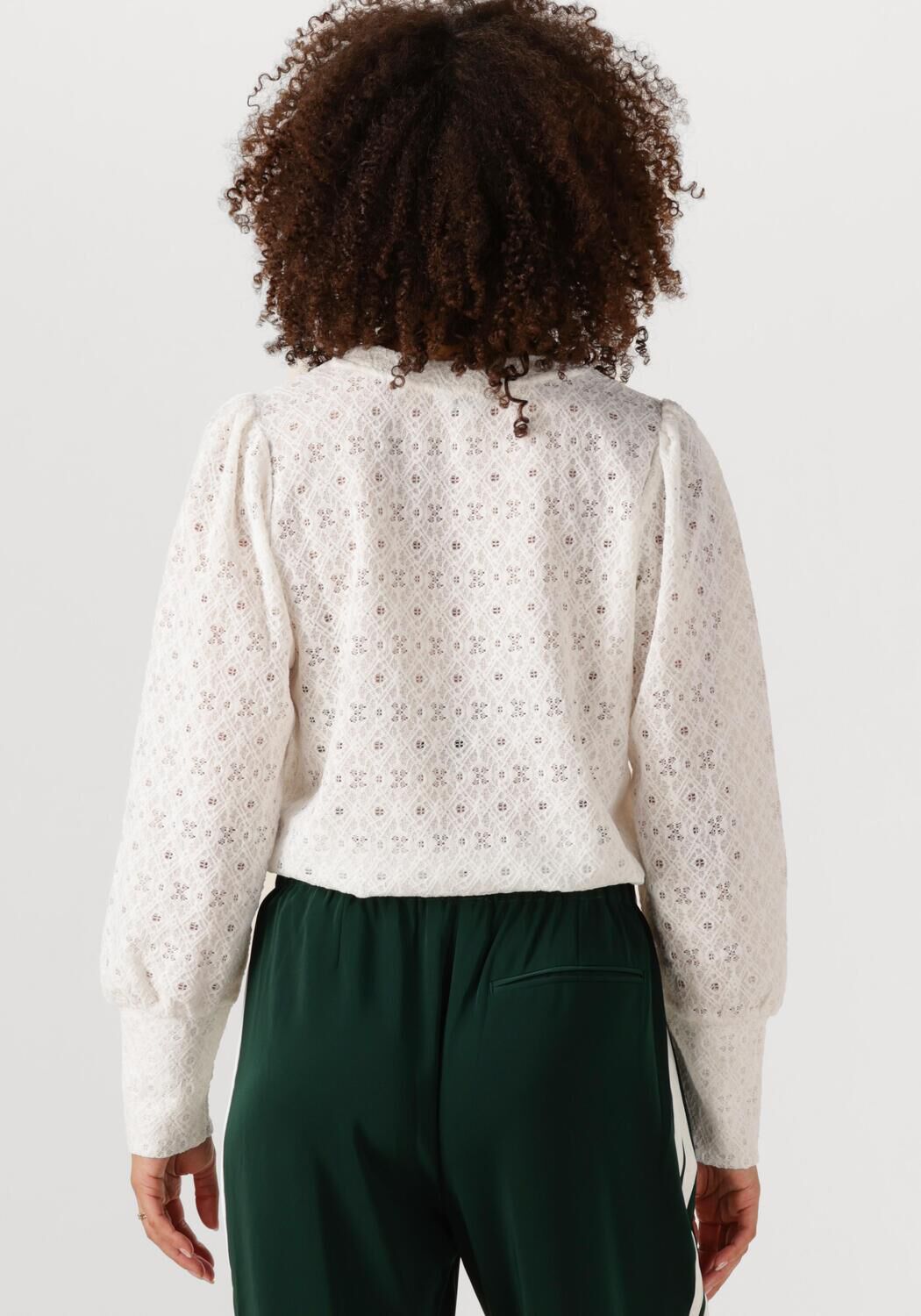 OBJECT Dames Truien & Vesten Objlaila L s Re Top Noos Wit