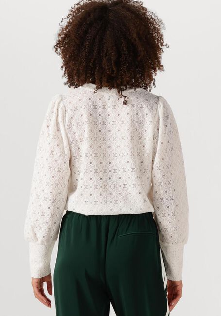 Witte OBJECT Sweater OBJLAILA L/S RE TOP NOOS - large