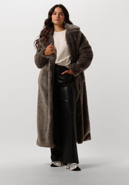 Grijze NOTRE-V Faux fur jas NV-EDDIE - large