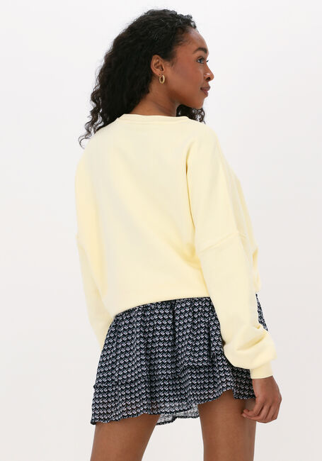 Gele COLOURFUL REBEL Sweater VENICE PATCH DROPPED SHOULDER SWEAT - large