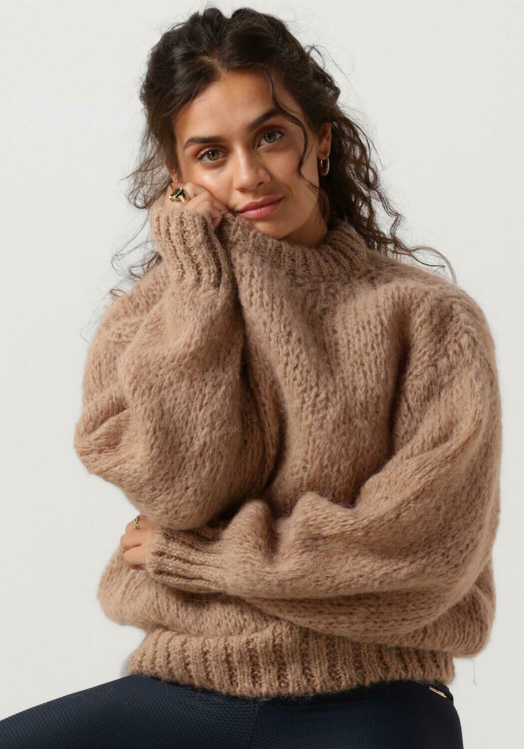 Alpaca top truien dames