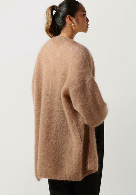 Beige AMERICAN DREAMS Vest LEE MIDI CARDIGAN - large