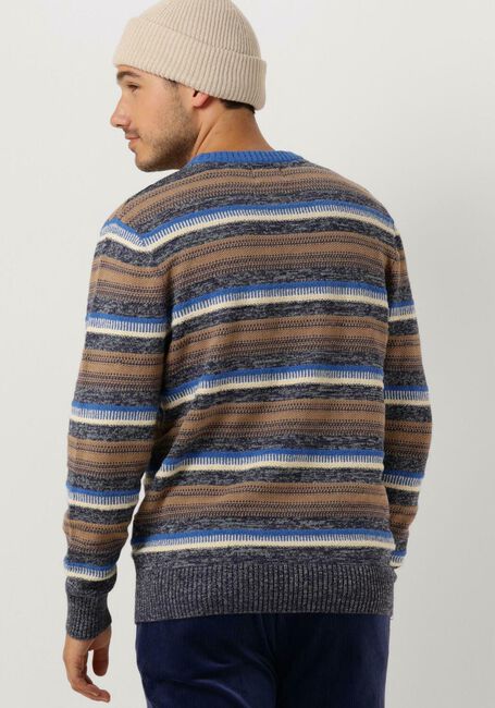 Multi SCOTCH & SODA Trui REGULAR FIT MIXED YARN STRIPE MIX PULLOVER - large