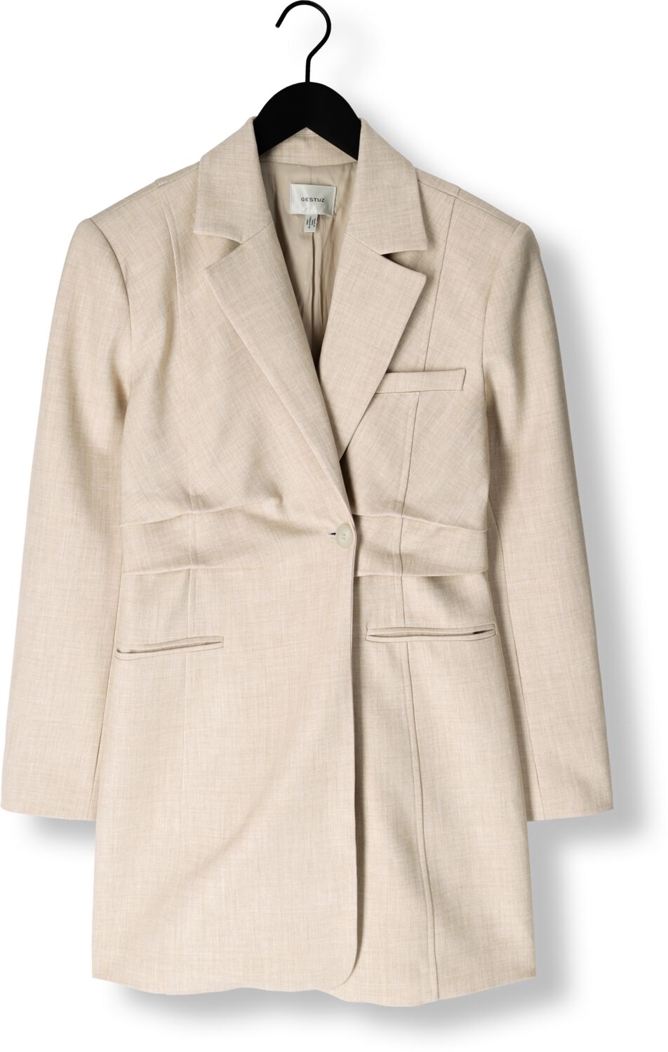 GESTUZ Dames Jurken Gzdecy Blazer Dress Beige