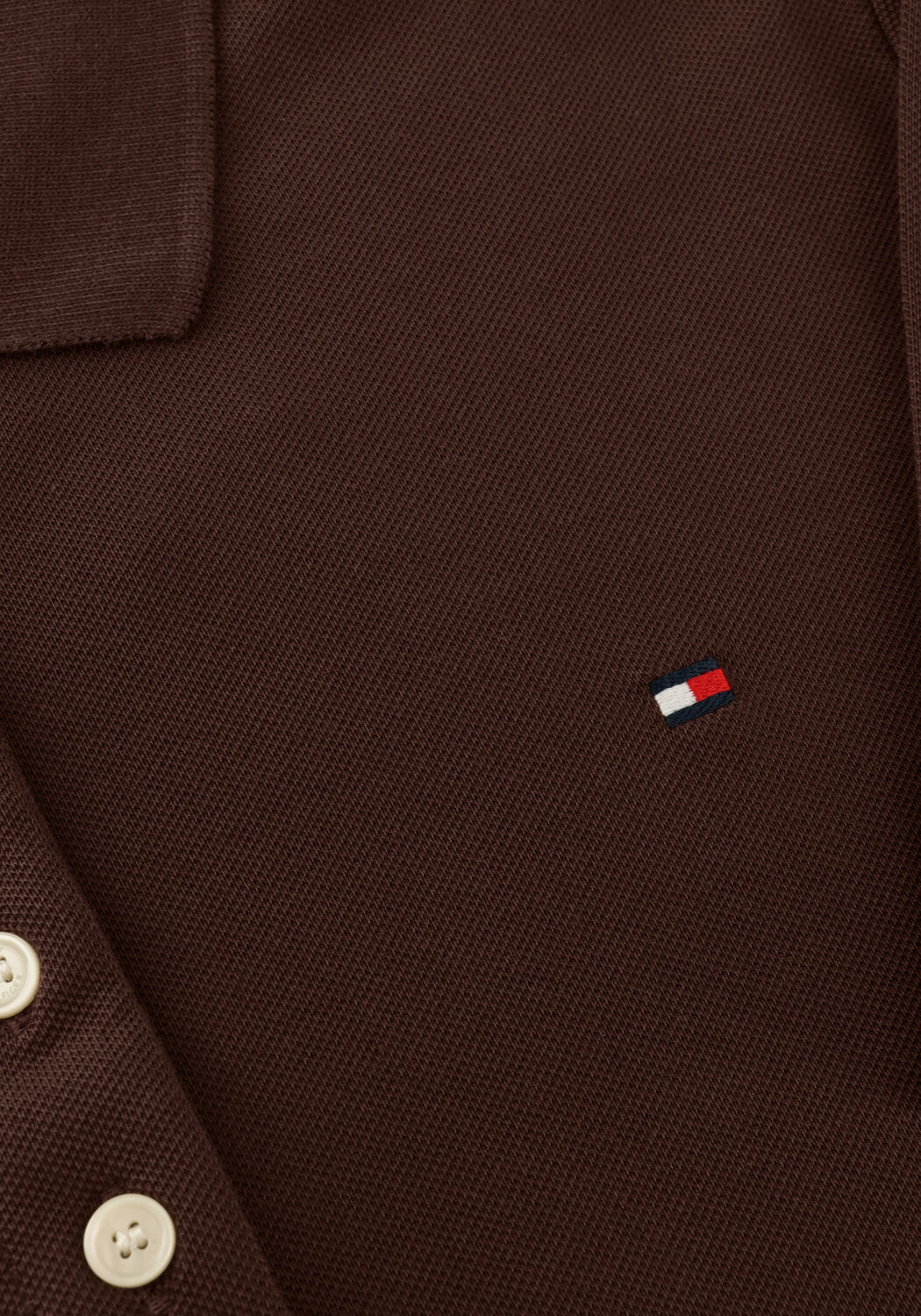 Bruine TOMMY HILFIGER Polo 1985 REG PIQUE POLO - large