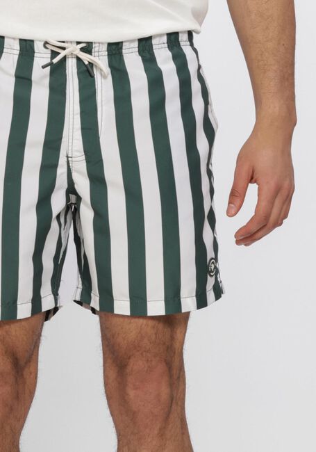 Groene SHIWI Zwembroeken SWIMSHORT BROAD STRIPE - large
