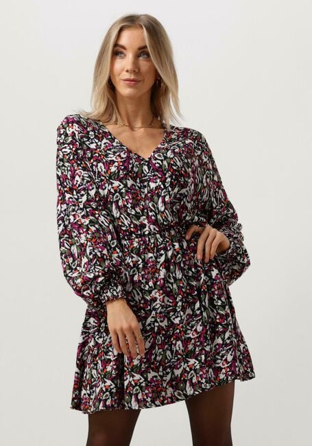 Multi ALIX THE LABEL Mini jurk LADIES WOVEN BLURRY FLOWER WRAP DRESS - large