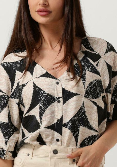 Zwarte OBJECT Blouse OBJBETTINA RE 2/4 TOP - large