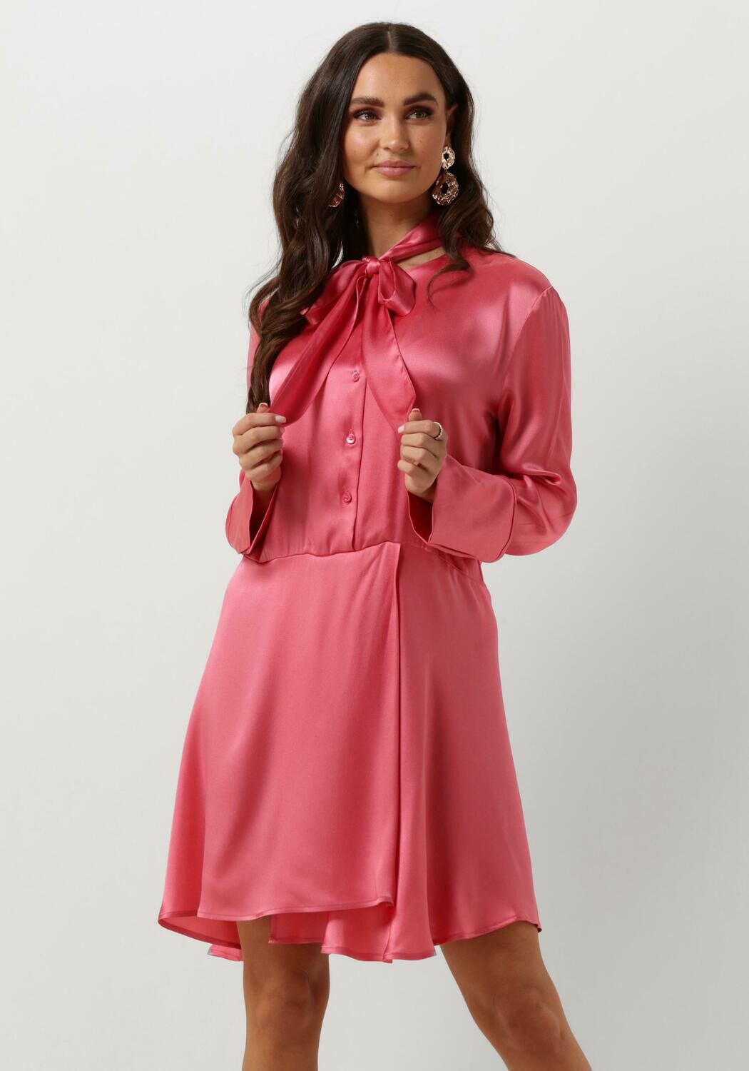 Semicouture Maya Jurk Roze Mini Jurk Pink Dames