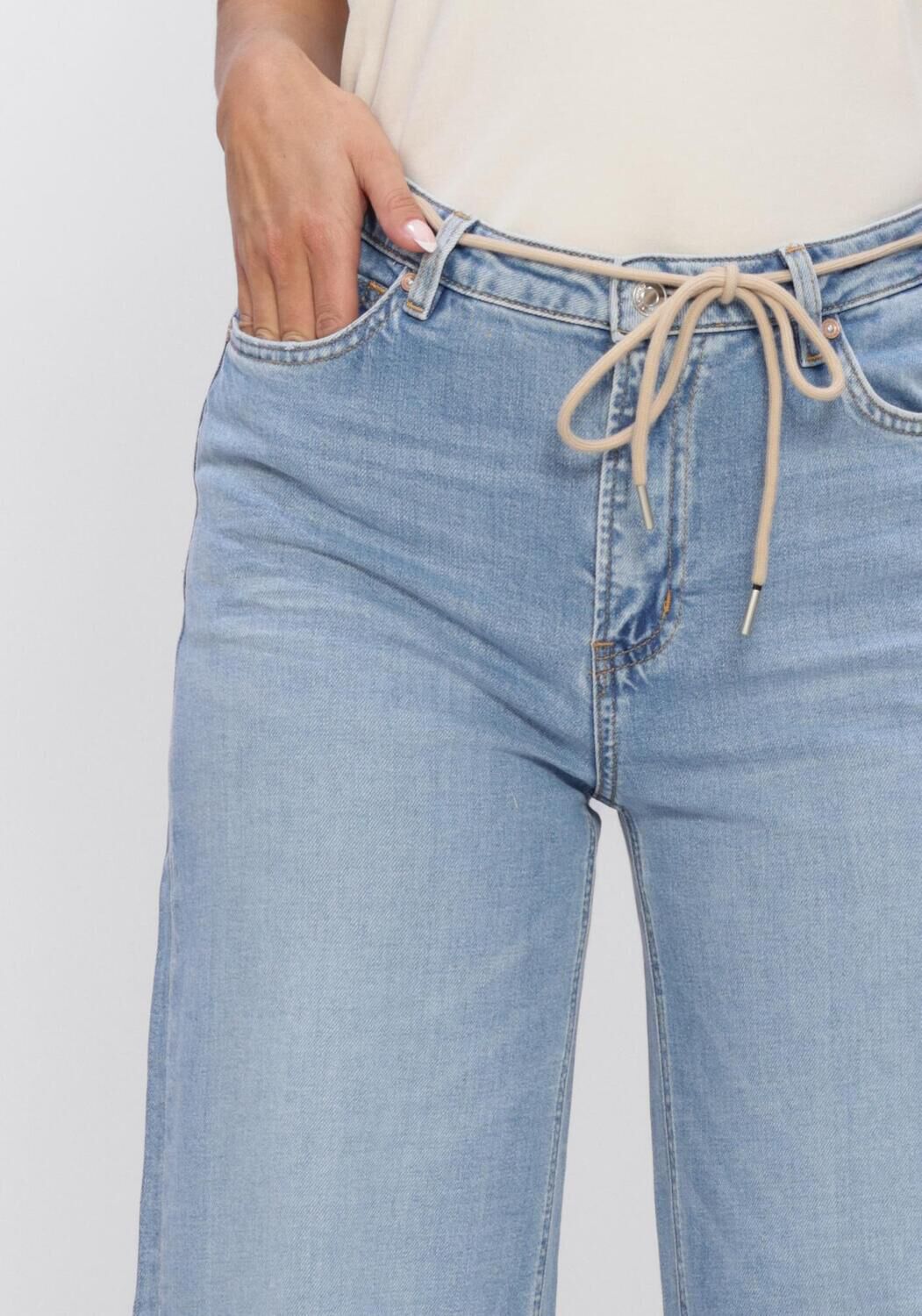 Blauwe CIRCLE OF TRUST Wide jeans JONA DNM - large