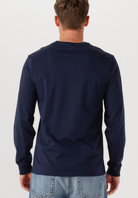 Donkerblauwe LEVI'S T-shirt LS ORIGINAL HM TEE - large