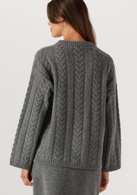 Grijze MOS MOSH Trui MMBRYNDIS CREWNECK KNIT - large