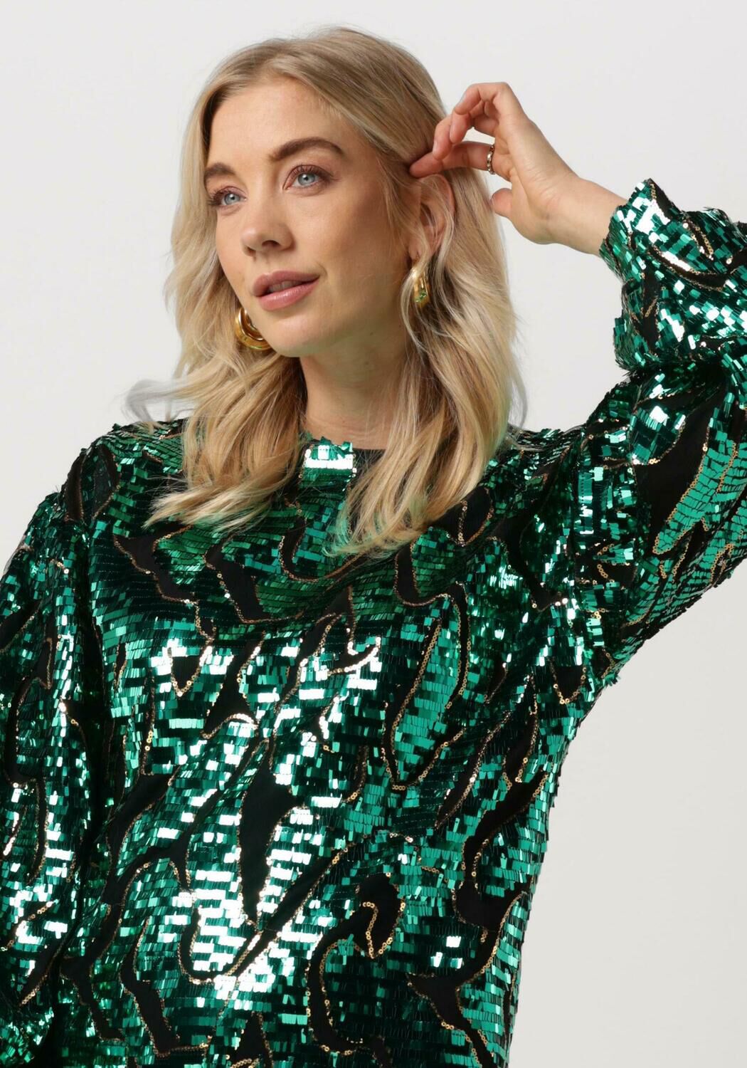 Glitter deals jurk dames