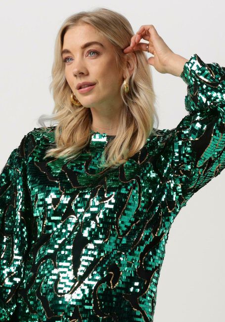 Groene SILVIAN HEACH Mini jurk VESTIT.CORTO / DRESS GLITTER - large