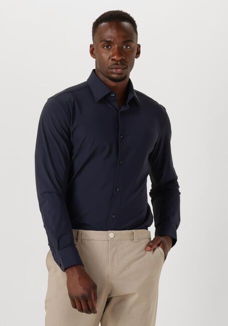 Donkerblauwe BOSS BLACK Klassiek overhemd P-HANK-KENT-C1-222 - large