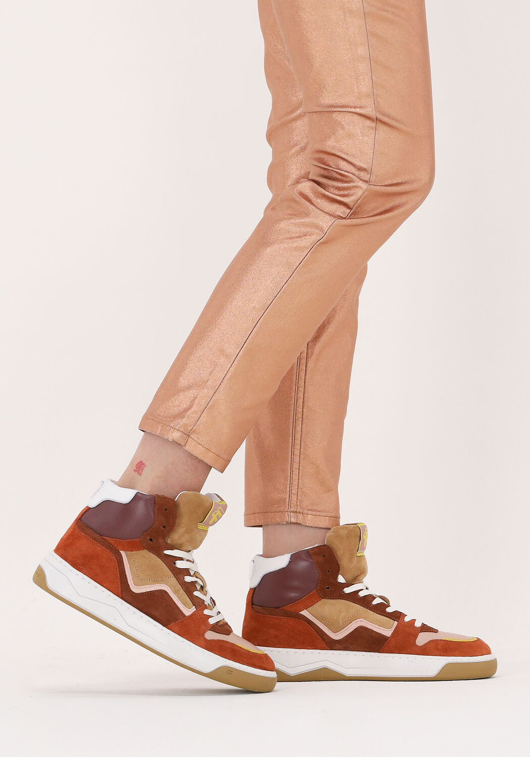 Rode FLORIS VAN BOMMEL Sneakers 85261 | Omoda