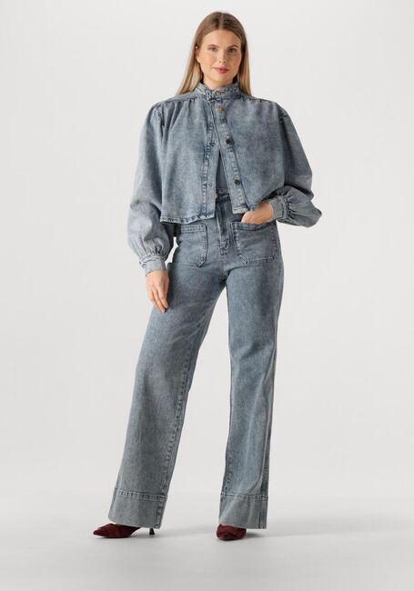 Lichtblauwe IBANA Blouses TESSA - large