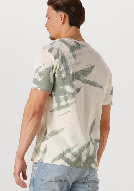 Groene PME LEGEND T-shirt SINGLE JERSEY PANEL PRINT - large
