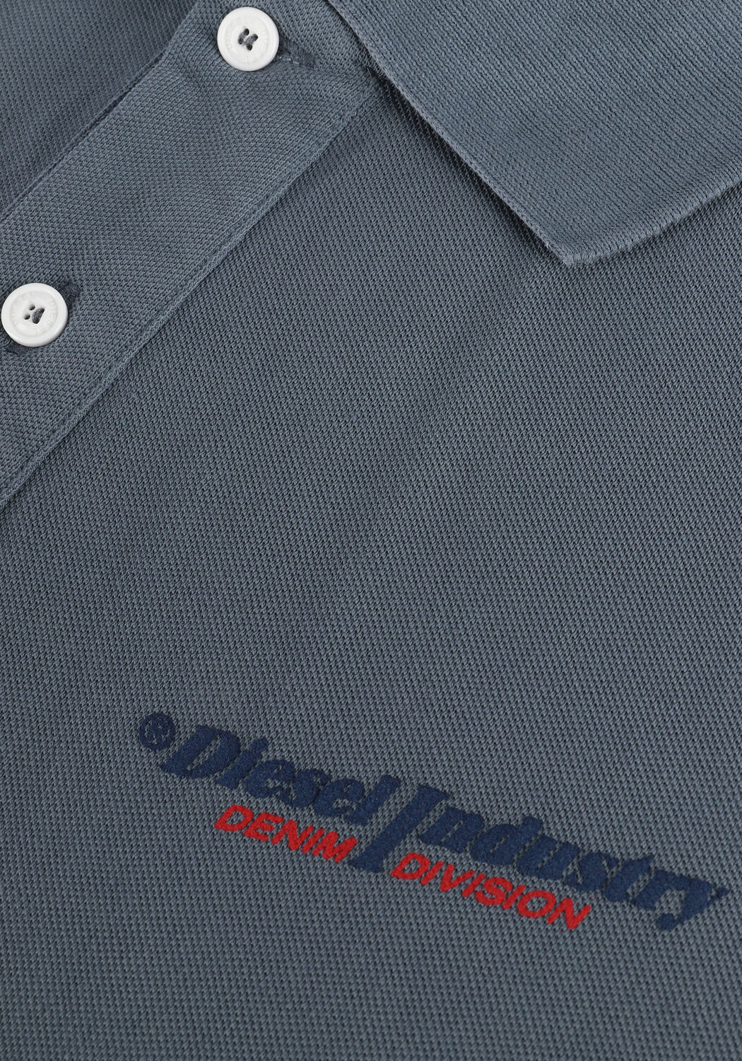 Blauwe DIESEL Polo T-SMITH-IND - large