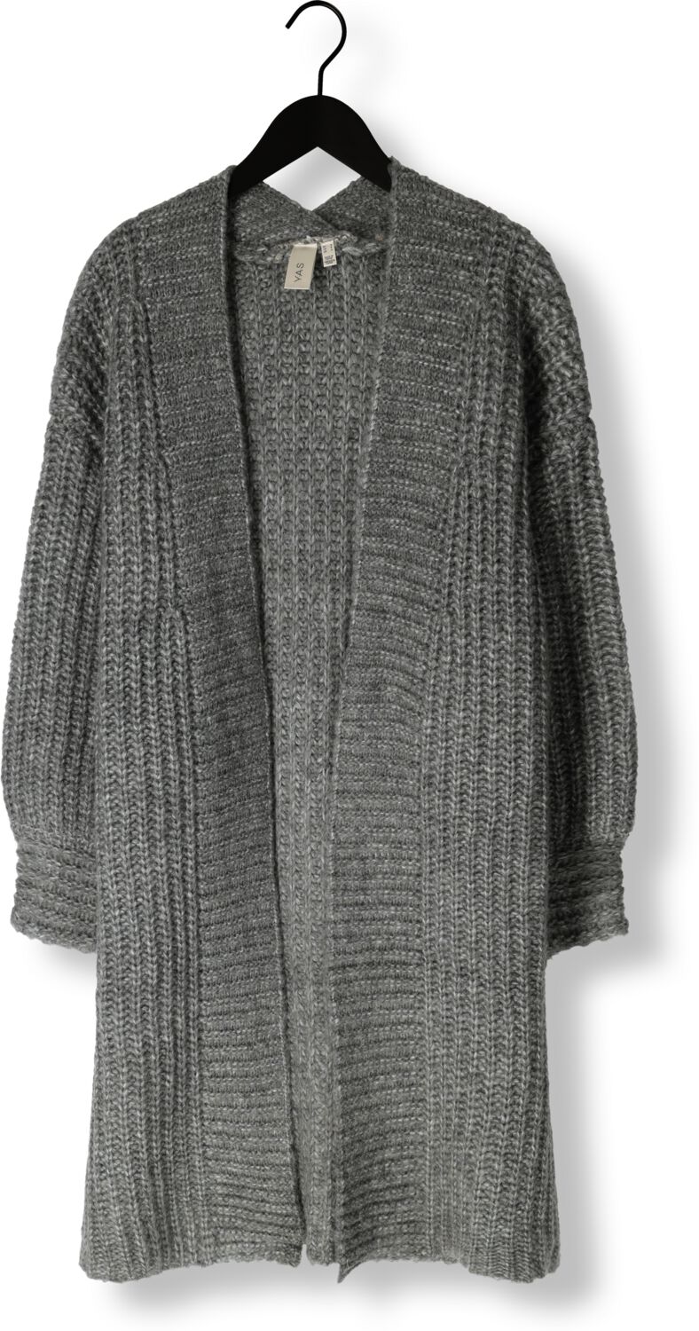 Y.A.S. Dames Truien & Vesten Yasdally Ls Long Knit Cardigan Grijs
