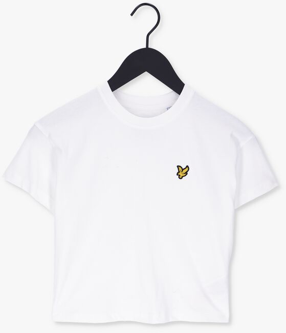 Witte LYLE & SCOTT T-shirt CROPPED T-SHIRT - large