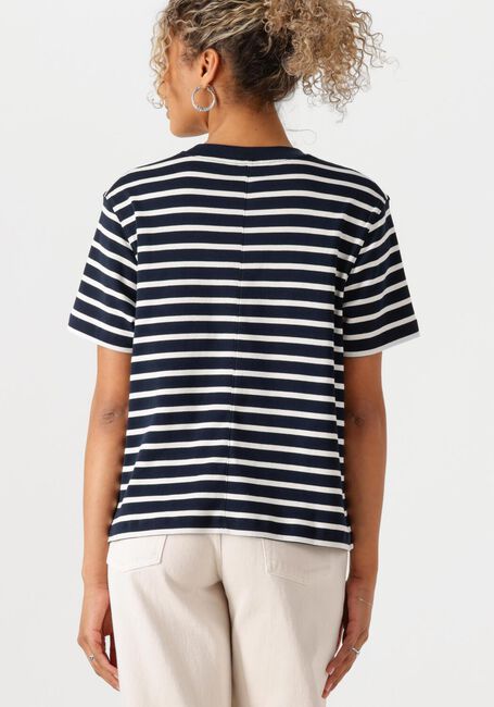 Donkerblauwe TOMMY HILFIGER T-shirt SLIM HENLEY GB SCOOP-NK LS 1 - large