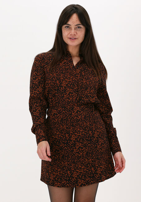 Bruine ANOTHER LABEL Blouses VANDERDIESE SHIRT - large