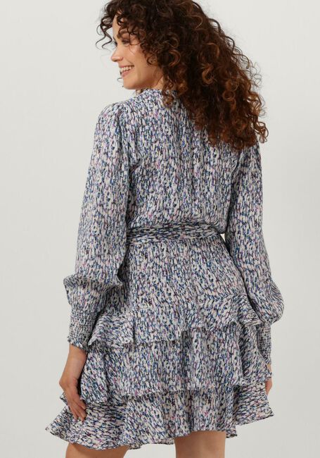 Blauwe NEO NOIR Mini jurk DENNIE COLOR HAZE DRESS - large