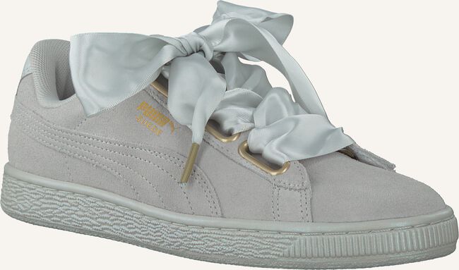 Grijze PUMA Sneakers SUEDE HEART SATIN Grijze PUMA Sneakers SUEDE HEART SATIN - large