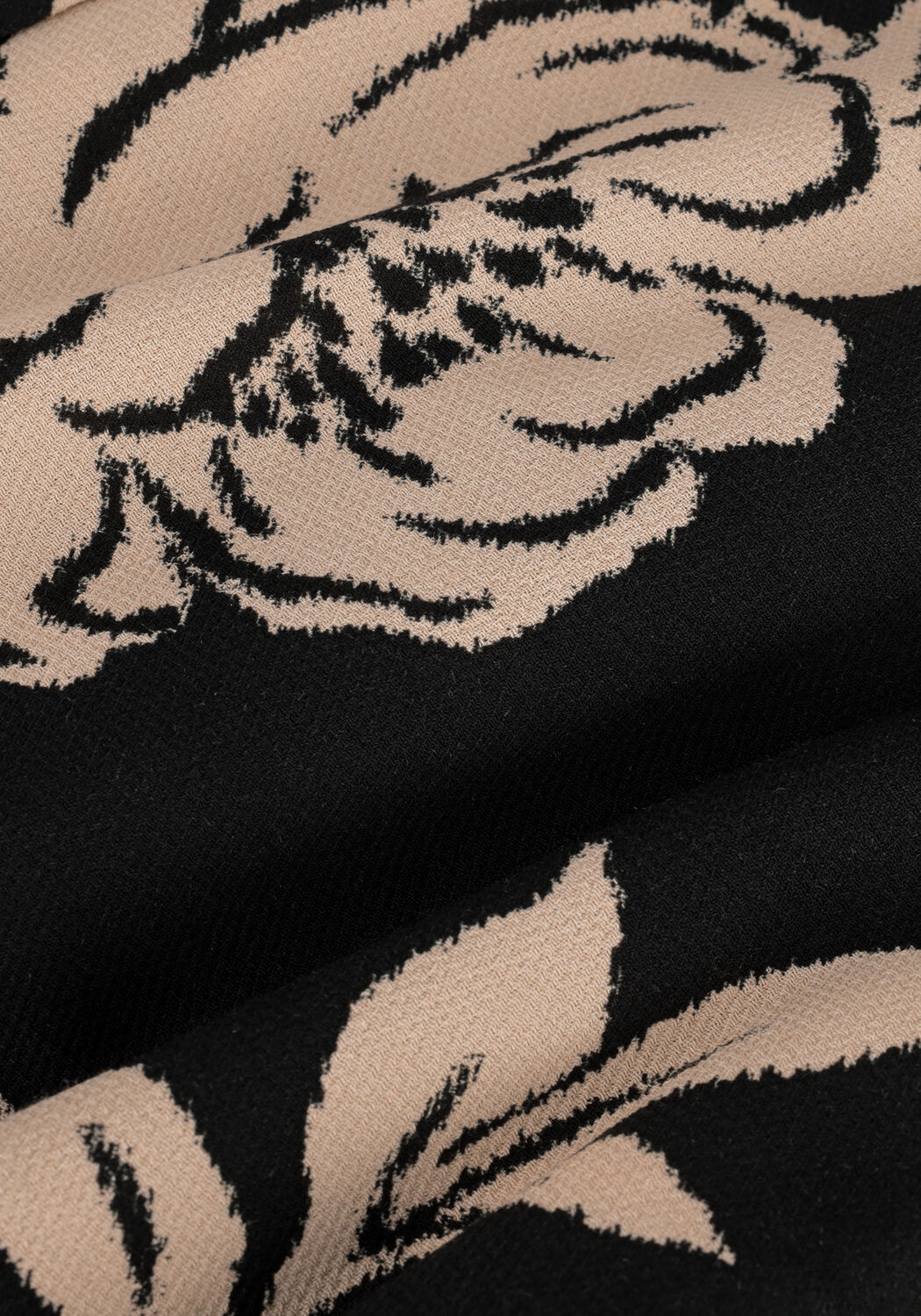 Zwarte BY-BAR Wijde broek EVE ROSE PANT - large