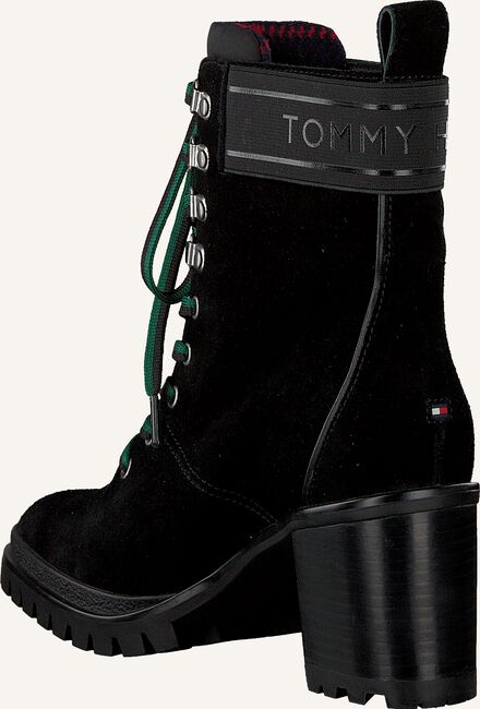 Zwarte TOMMY HILFIGER Veterboots SPORTY OUTDOOR MID HEEL LACE U Zwarte TOMMY HILFIGER Veterboots SPORTY OUTDOOR MID HEEL LACE U - large