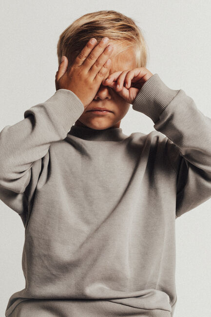 Grijze BAJE STUDIO Sweater THAMES - large