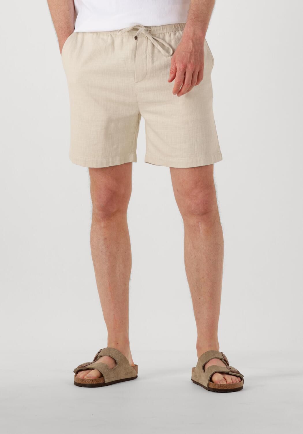THE GOODPEOPLE Heren Broeken Hox Beige