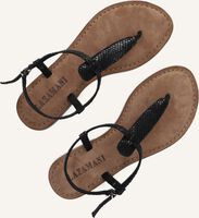 Zwarte LAZAMANI Platte sandalen 75.611 Zwarte LAZAMANI Platte sandalen 75.611 - medium