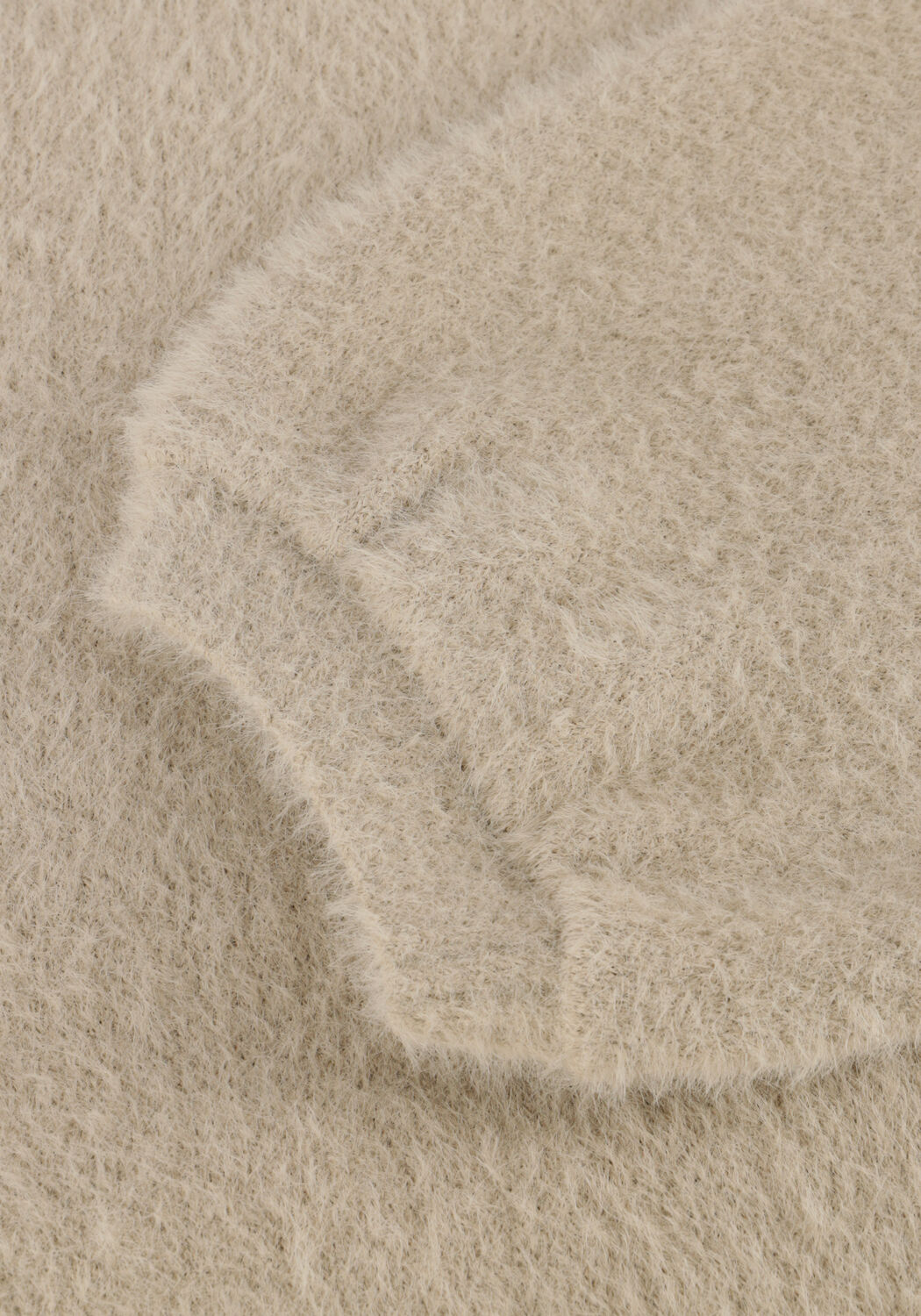 Beige JANSEN AMSTERDAM Trui CAILY TRUI P 150 ROUND NECKLINE - large
