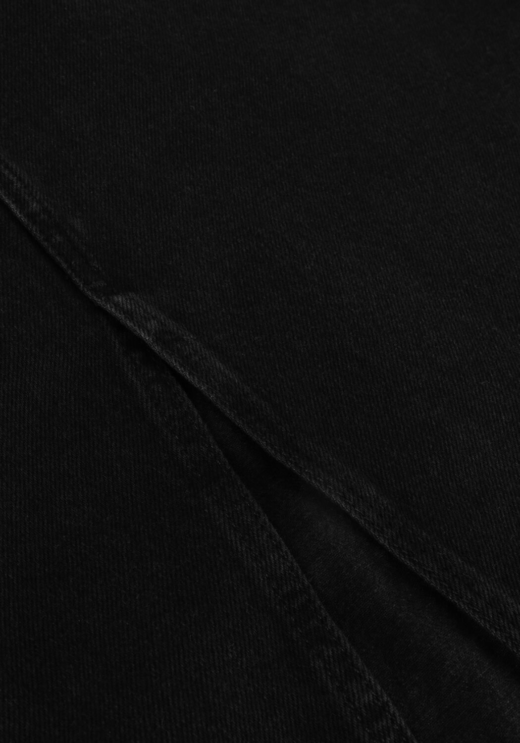 Zwarte OBJECT Midirok OBJHARLOW MIDI DENIM SKIRT - large